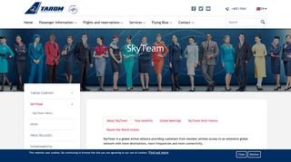 SkyTeam | TAROM - Official Website