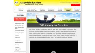 TASC Academy for Corrections - Essential Education
