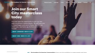 The Academy for Smarter Communities: Frontpage