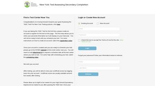New York Examinee Portal - TASC Test