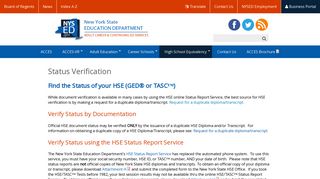 Status Verification | Adult Career and Continuing Education Services ...