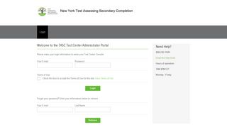 New York Test Center Portal - TASC Test
