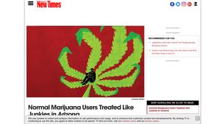 Normal Marijuana Users Treated Like Junkies in Arizona | Phoenix ...