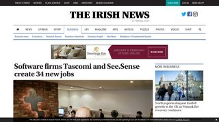 Software firms Tascomi and See.Sense create 34 new jobs - The Irish ...