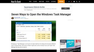 Seven Ways to Open the Windows Task Manager - How-To Geek