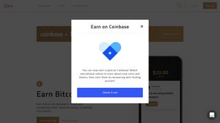 Earn: Earn Bitcoin by Answering Messages & Completing Tasks