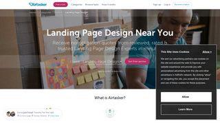 Login Screen / Landing Page / Banner Ad - Airtasker