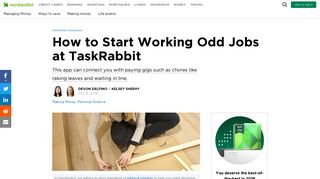 How to Start Working Odd Jobs at TaskRabbit - NerdWallet