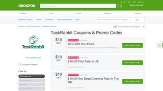 TaskRabbit Coupons: TaskRabbit Promo Code & Coupon Discounts ...