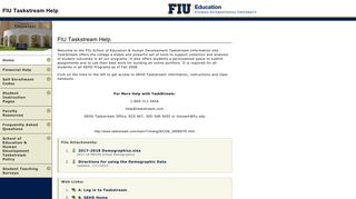 FIU Taskstream Help - Taskstream by Watermark