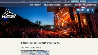 Taste of Country Festival - Hunter Mountain