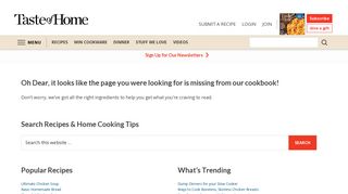 My Recipe Box - Login | Taste of Home