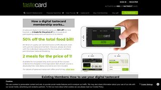 Digital tastecard | How to Use your Digital Card