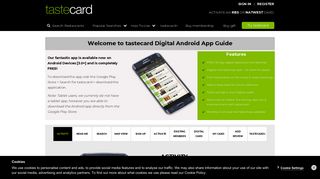 User Guide - Android tastecard Mobile App