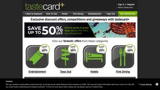 tastecard+ Dining, Hotels & Entertainment Offers | tastecard Plus