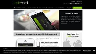 Mobile App - Download App on iPhone & Android | tastecard Digital ...