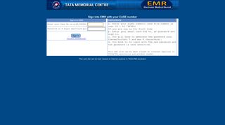 Tata Memorial Hospital-Electronic Medical Record