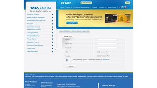 Tata Card - Apply Online For Credit Card By Tata Capital - About Us