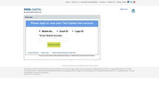 Retail Login - Tata Capital Limited