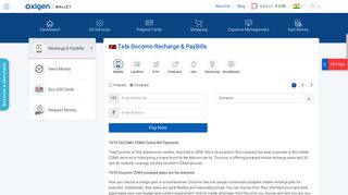 Tata Docomo Online Bill Payment | Tata Docomo Postpaid Offers ...