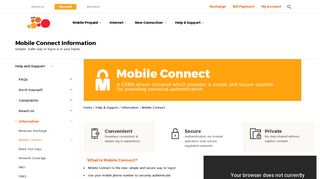 Login With Mobile Connect - Tata Docomo