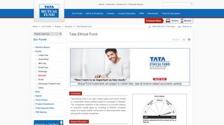 Tata Ethical Fund - Invest Online at Tata Mutual Fund