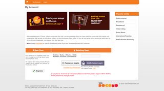 Tata Docomo My Account