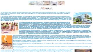 Tata Memorial Centre - About Us - ACTREC