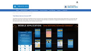 Tata Motors Service Connect APP