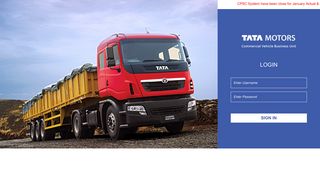 TATA Motors: User Login