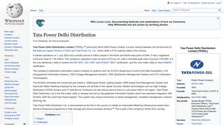 Tata Power Delhi Distribution - Wikipedia