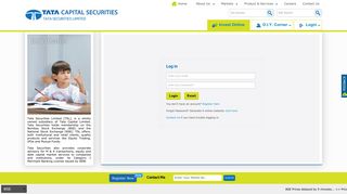 Login - TATA Capital Securities