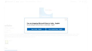 Get mSales - Microsoft Store en-IN