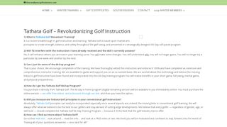 Tathata Golf - OLD - Your Golf Solutions
