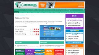 Tatts.com - FREE Review and BONUS BETS - Bonus Bets Australia