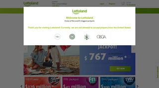 Bet on Lottoland Jackpots Online