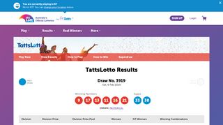TattsLotto Results | Australia's Official Lotteries | the Lott