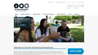 Welcome To TAU International | mobile | Tel Aviv University