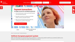 Payment transactions - A single account for ... - Taunus Sparkasse