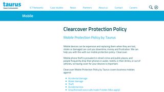 Clearcover Protection Policy | Taurus Clearer Communication