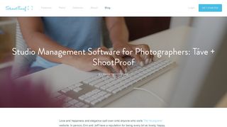 Studio Management Software for Photographers: Táve + ShootProof ...