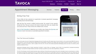 Support - Tavoca | Solutions - Appointment Messaging