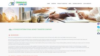 Tawakal Express is a pioneer international money transfer company in ...