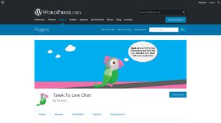 Tawk.To Live Chat | WordPress.org