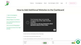 How to Add Additional Websites to the Dashboard | tawk.to