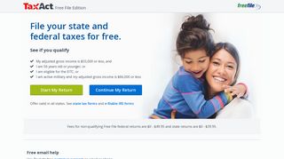 TaxAct Free 2018 - File Your Federal Taxes Online for Free