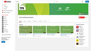 Tax Practitioners Board - YouTube