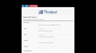 Registration | TaxGuru