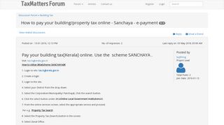 How to pay your building/property tax online - Sanchaya - e ...