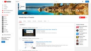 Nevada Dept. of Taxation - YouTube